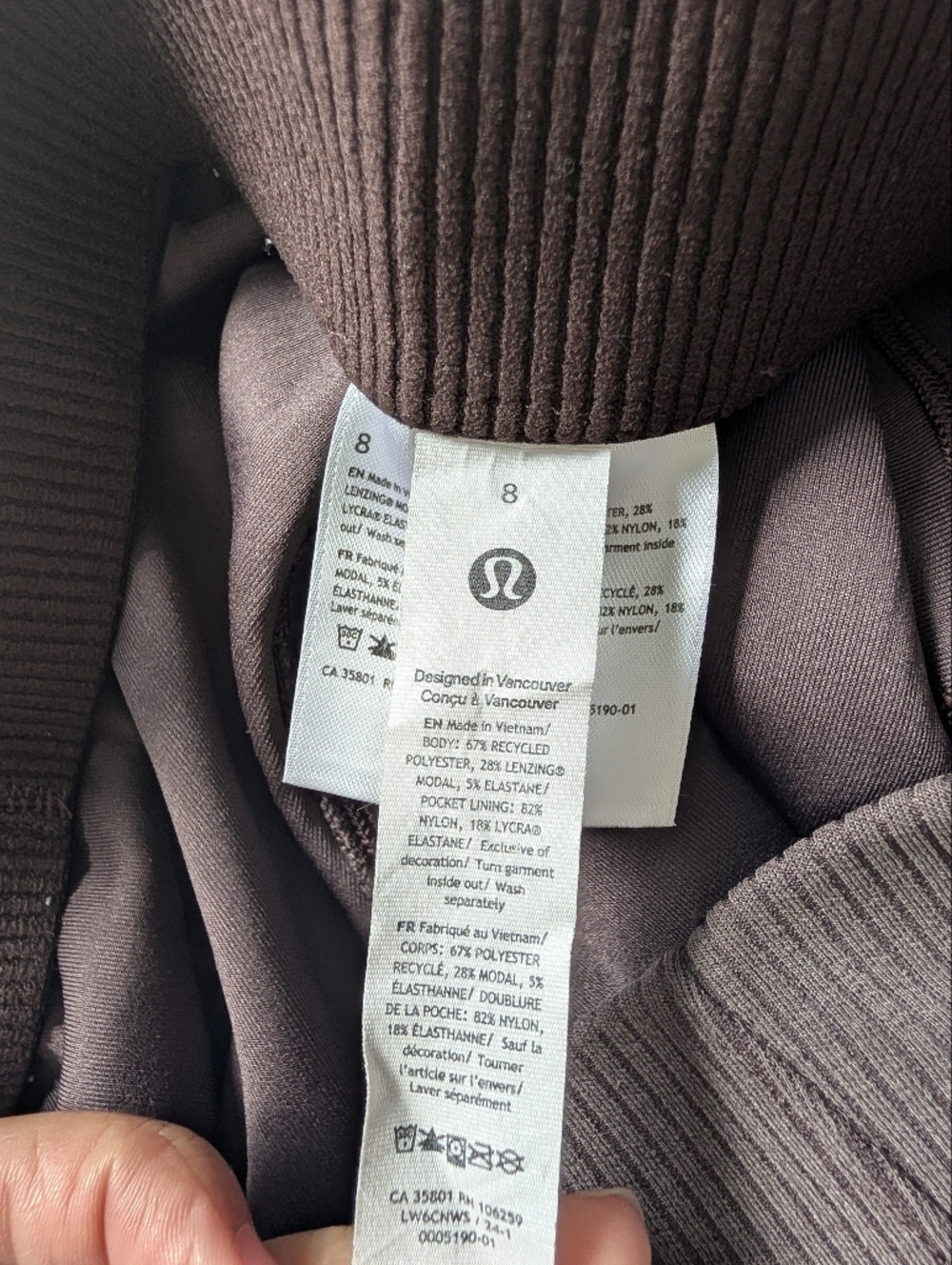 Lululemon Softstreme Ribbed Cropped Pants - Picture 4 of 9